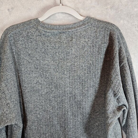 Naturalife Crew Neck Sweater Mens XL Gray Cotton Office career nerd Dad casual - Picture 3 of 11